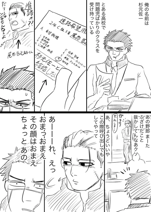 ラクガキ杉尾

求婚の日らしいので。 