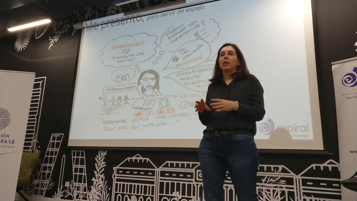 ciberespiral's tweet image. La ponencia principal a cargo de Ana Municio vicepresidenta de la Asociación Espiral @lamunix en #Jespibase20. Estupenda comunicación sobre la competencia digital docente. Desconferencia "Empoderados -#DocenciaDigital"