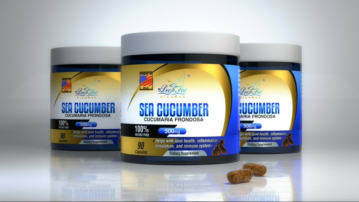 DeepSeaDiamond's tweet photo. Deep Sea Diamond 100% Pure Cucumaria Frondosa Sea Cucumber Capsule (90 count)
#seacucumber #sea #capsule 
https://t.co/g8sPuSa7yo https://t.co/h7ifGRegwF
