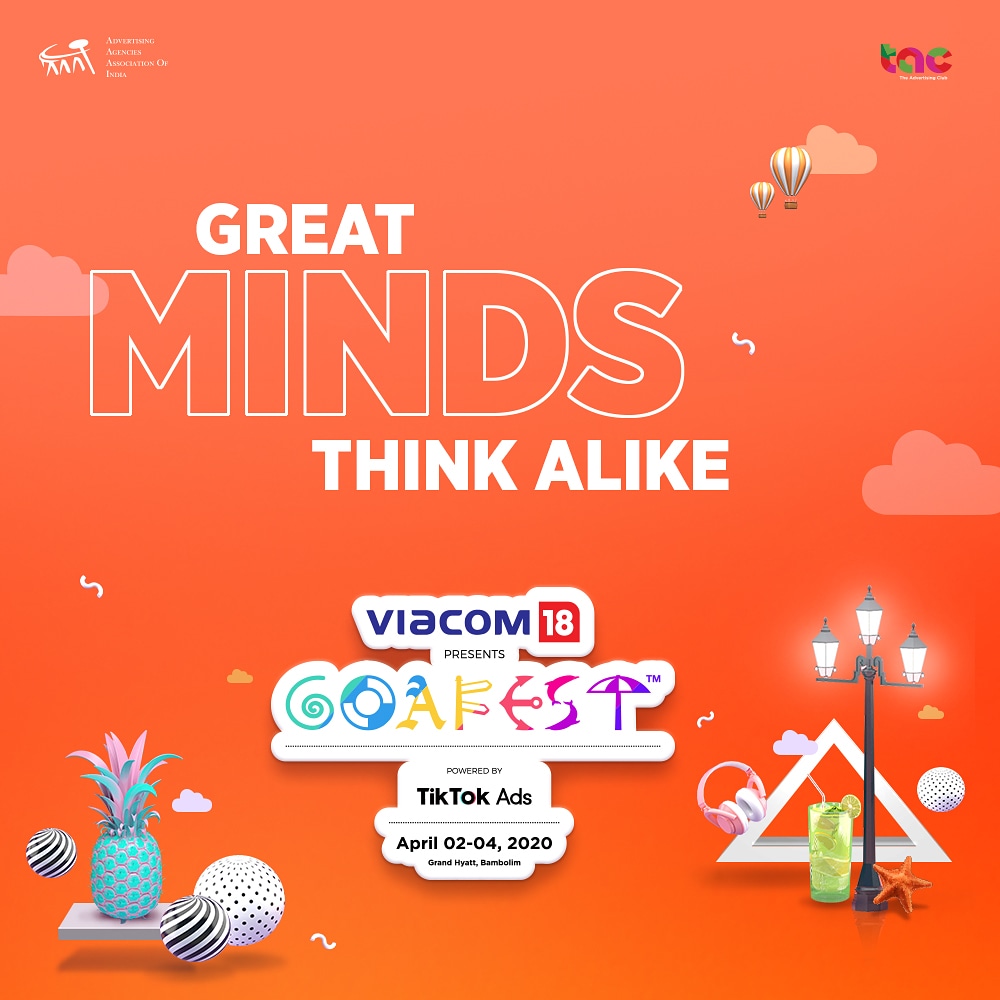 What better place to do business than the majestic beaches of Goa! Join the biggest names in the game at Goafest 2020 from 2nd to 4th April 2020 at Grand Hyatt, Bambolim, Goa. 

#Goafest2020 #GoGoafest #Goa #Advertising #Media #Abby #Awards