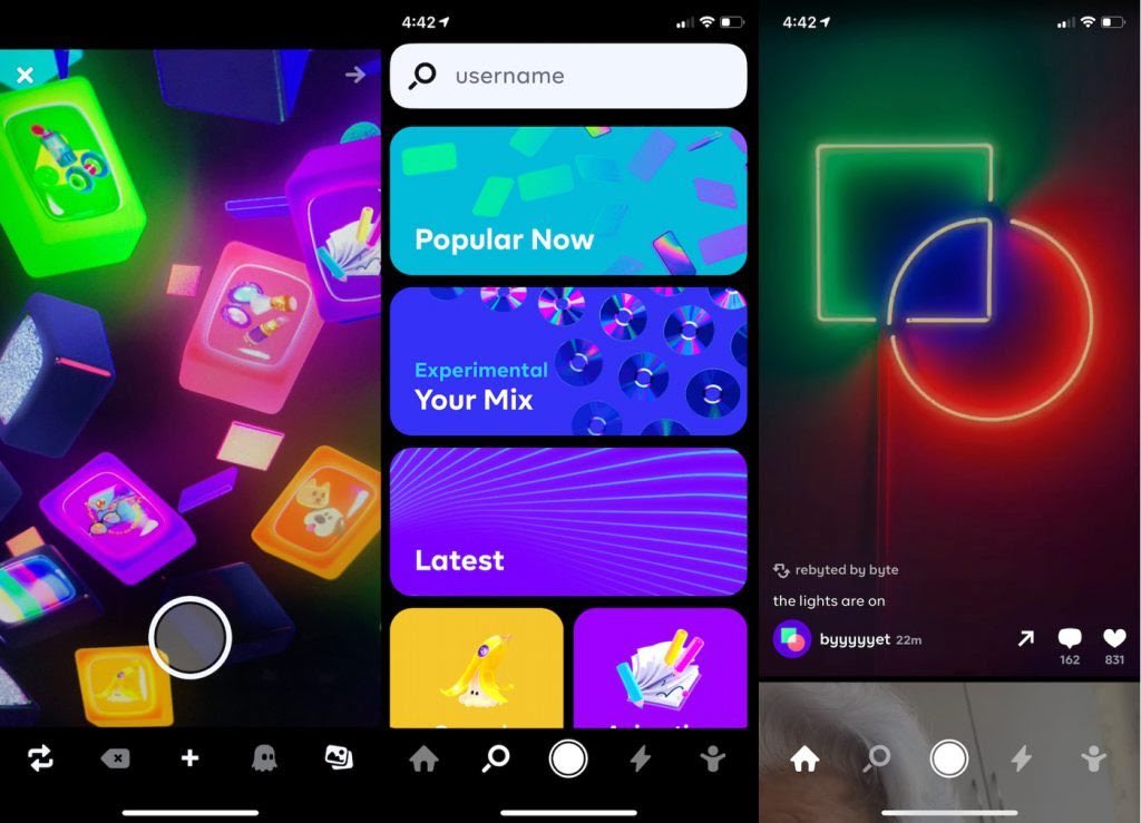 mllejuliearnaud's tweet photo. Vine est de retour avec @byte_app pour concurrencer #TikTok. Le principe reste le même : des boucles vidéo de 6 secondes https://t.co/yaMcKnT9rJ #byteapp https://t.co/aBqwbqzEeV