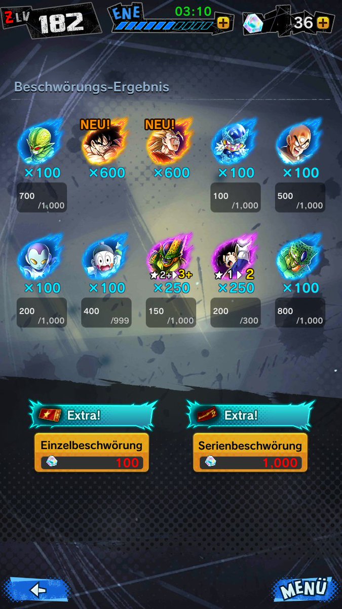 Eric697's tweet photo. @I3lack_Rabbit Hey Rabbit, hab mit den 1000 Kristallen vom Buu Event LF SSJ3 Goku gezogen, das kam soooo unerwartet, bin so ausgerastet als der aufeinmal kam xD #Werhasenpower https://t.co/OyVjSfqZWd