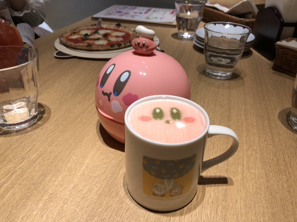 Yoshiller I Had A Fantastic Time At The Kirby Cafe Today Special Thanks To Pushdustin For Making The Reservation Japanuary