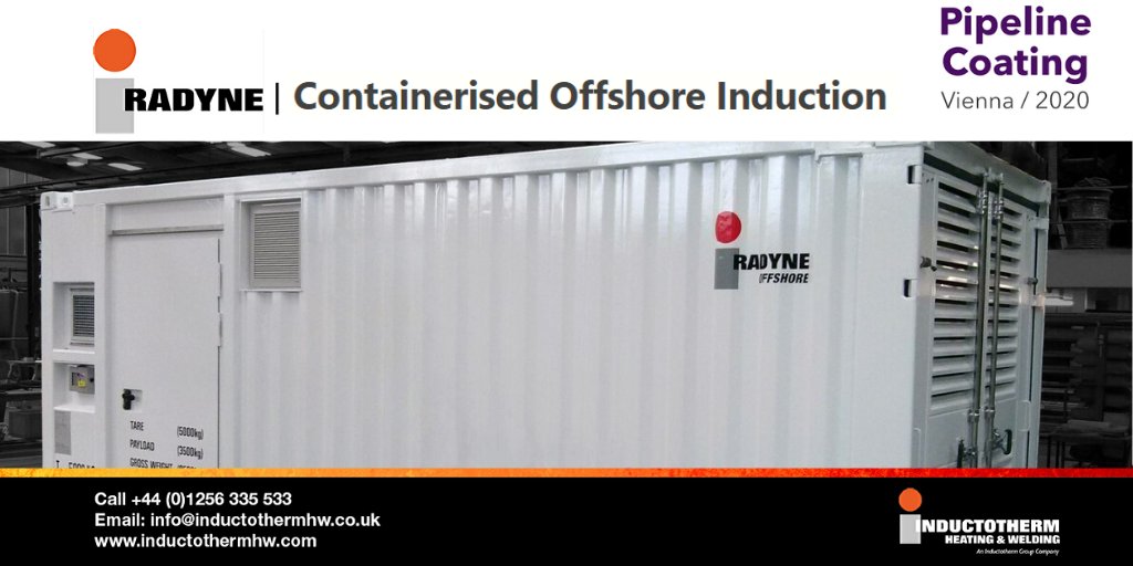 To address the needs of field-based pipe jointing &amp; coating operations within the #oil &amp; #gas sector, Radyne Containerised Offshore Induction systems are a range of portable containerised mobile induction systems for use with #induction #heating systems. inductothermhw.com/products/conta…