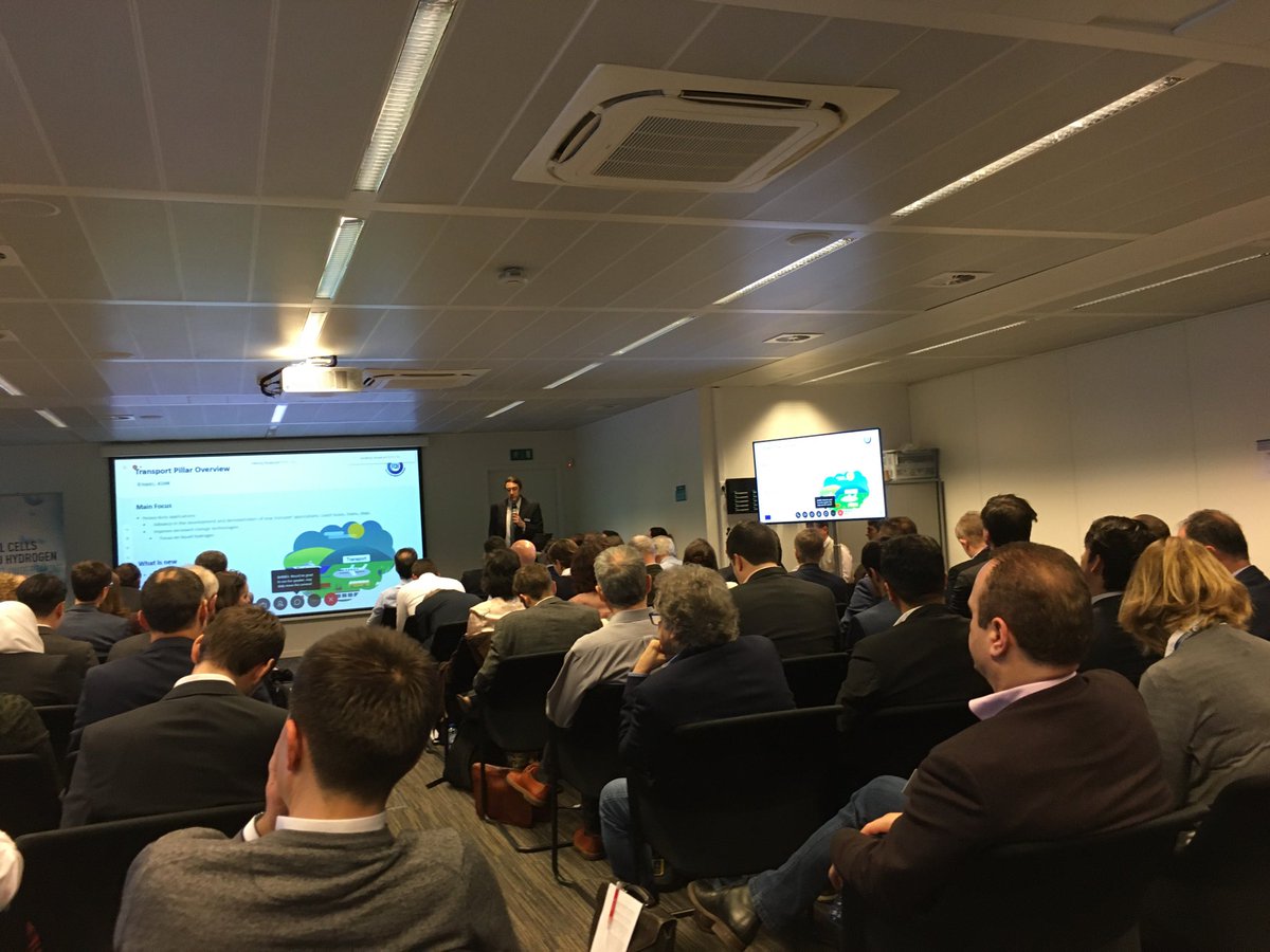 Hello from Brussels! Well-attended #fch_infoday just kicking of with presentation on Transport related calls. More details on each of the other call topics to follow, and then looking forward to networking and pitching sessions later. ⁦@fch_ju⁩ ⁦@KTNUK_EU⁩