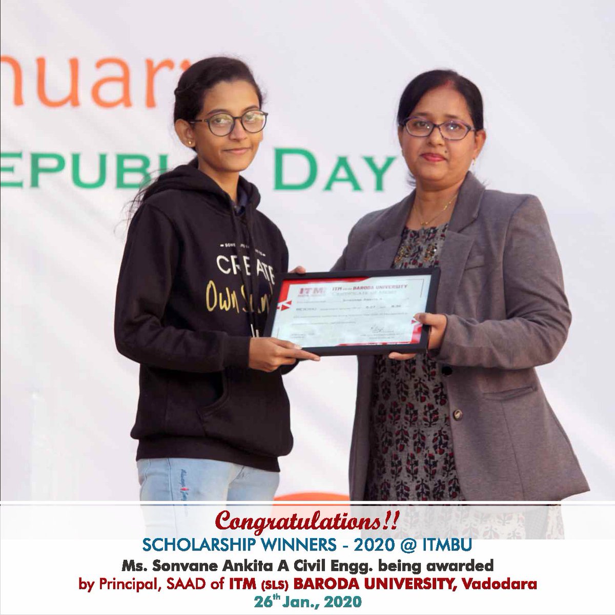 ITM SLS Baroda University tweet media