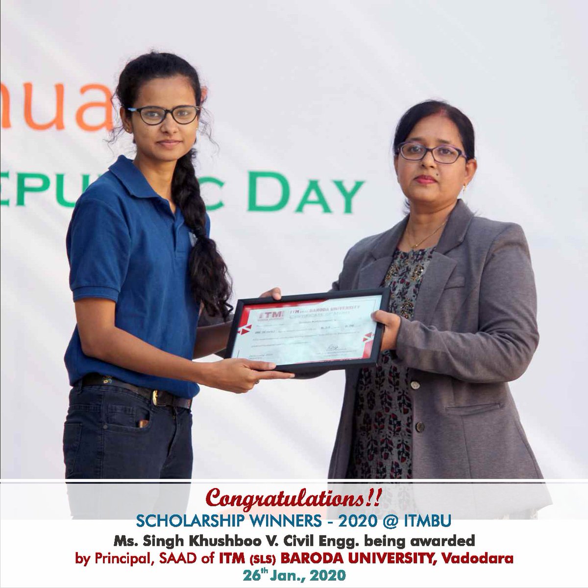 ITM SLS Baroda University tweet media