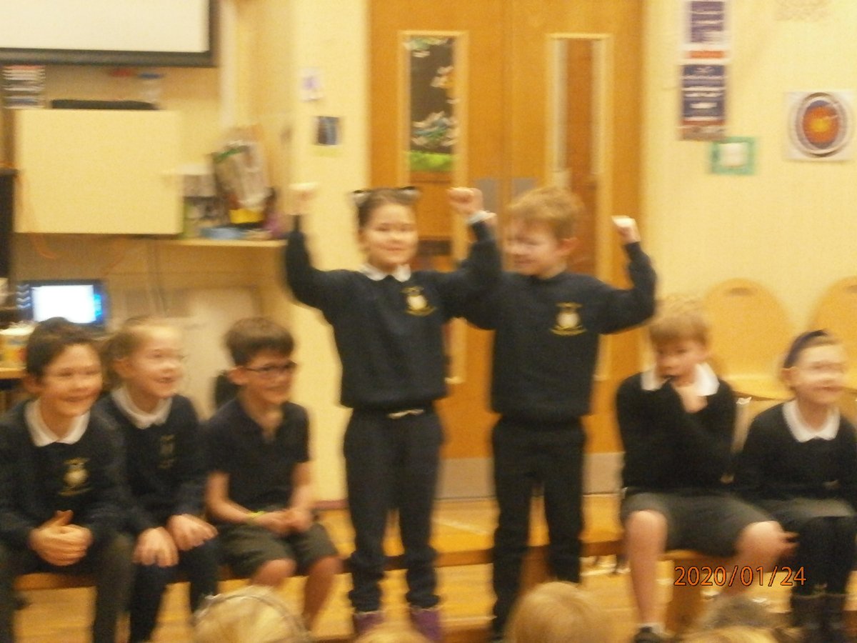 aberladyschool's tweet photo. P4 enjoyed sharing a song they had been learning at assembly on Friday, using Scots words and phrases. Well done P4! #aps4 https://t.co/YmleN13HEi