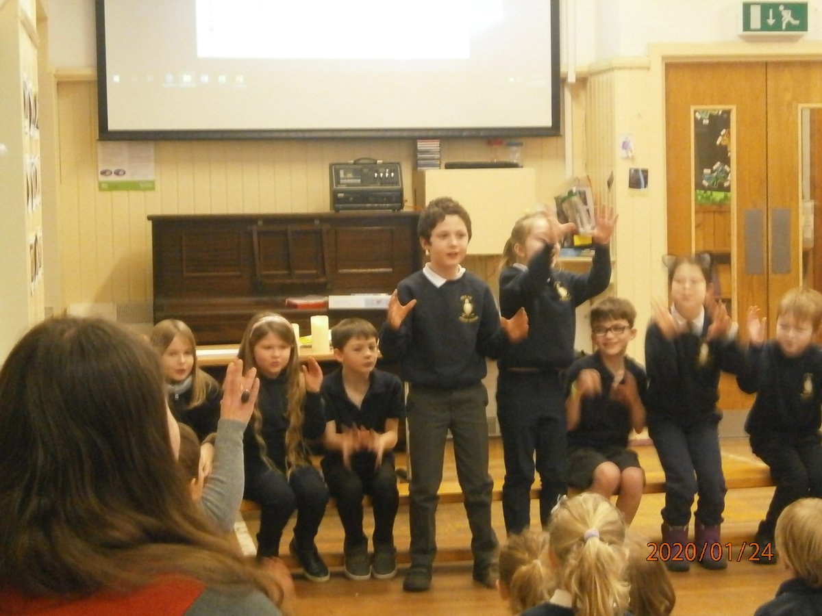 aberladyschool's tweet photo. P4 enjoyed sharing a song they had been learning at assembly on Friday, using Scots words and phrases. Well done P4! #aps4 https://t.co/YmleN13HEi