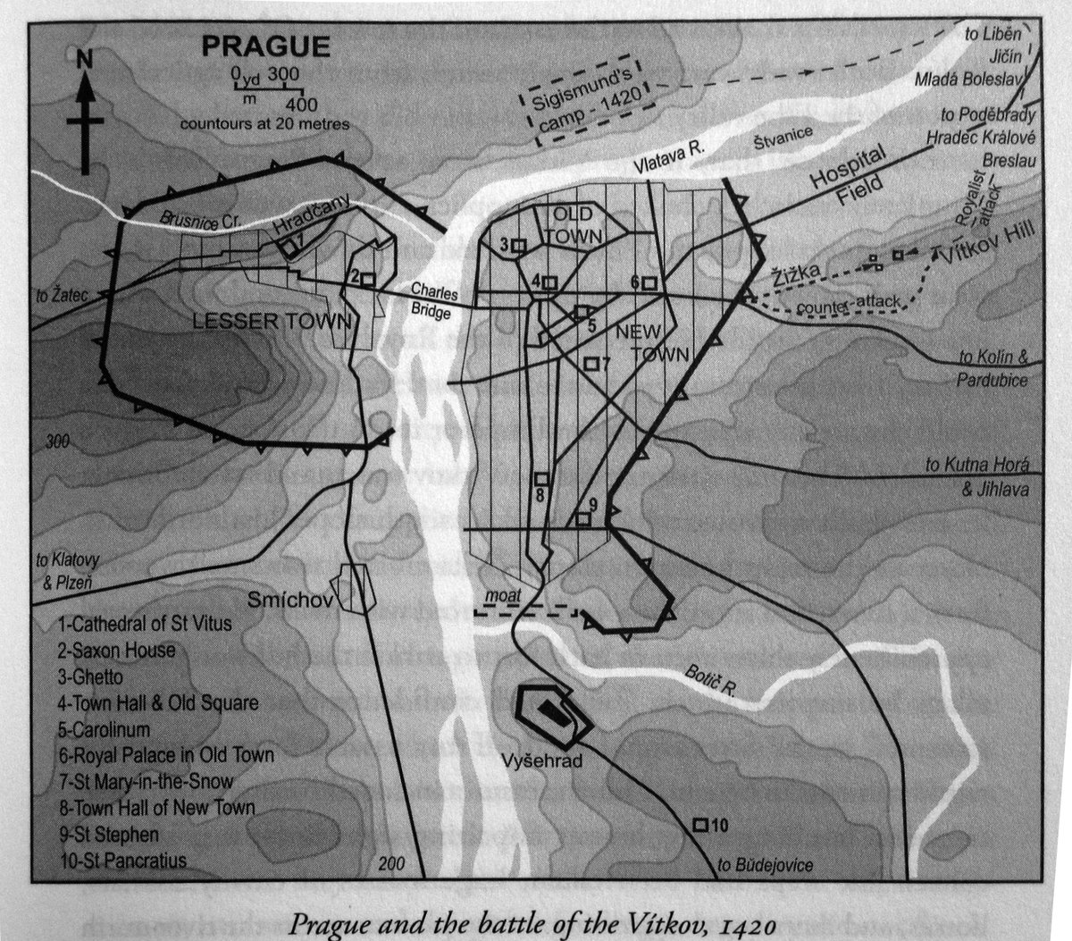 中世プラハの参考資料たち。 