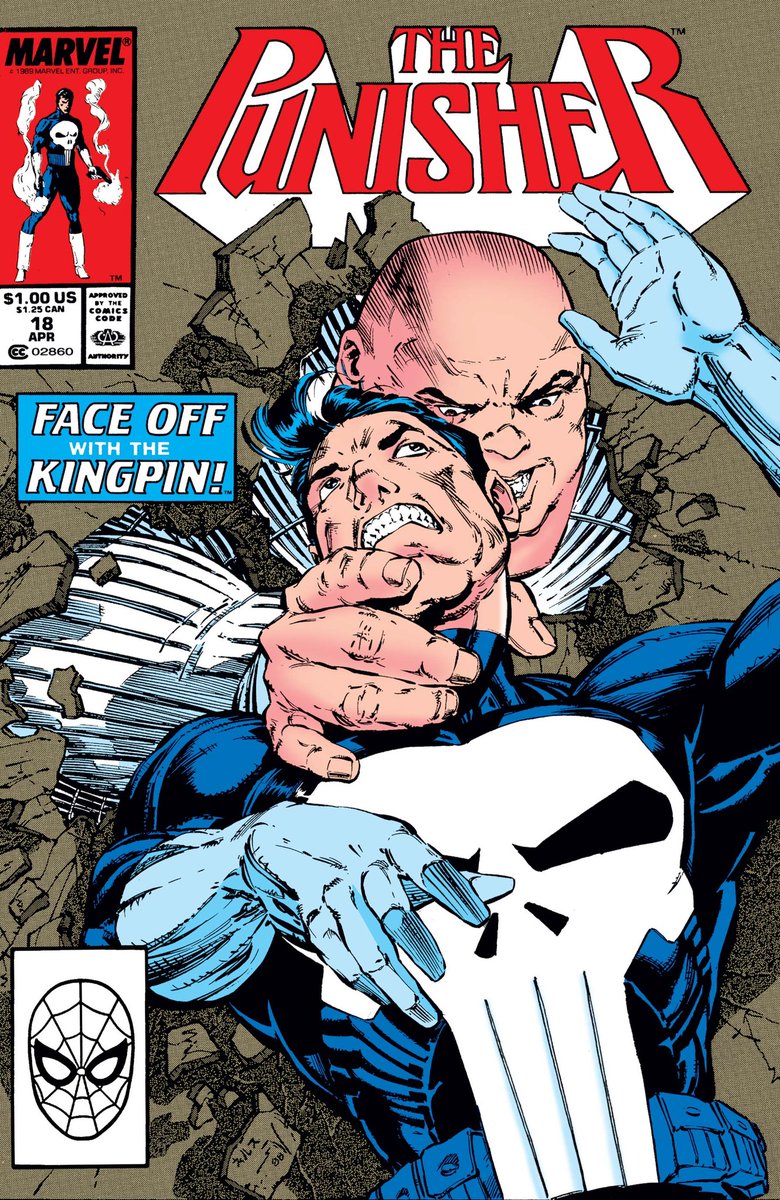 The cover to The Punisher # 18 by Whilce Portacio and Scott Williams.
Face Off with the Kingpin!
#whilceportacio #scottwilliams #mikebaron #thepunisher #thekingpin #marvelcomics #thecosmiccomicbookbroadcast #comicbookbroadcaster #ICON #comicbooks