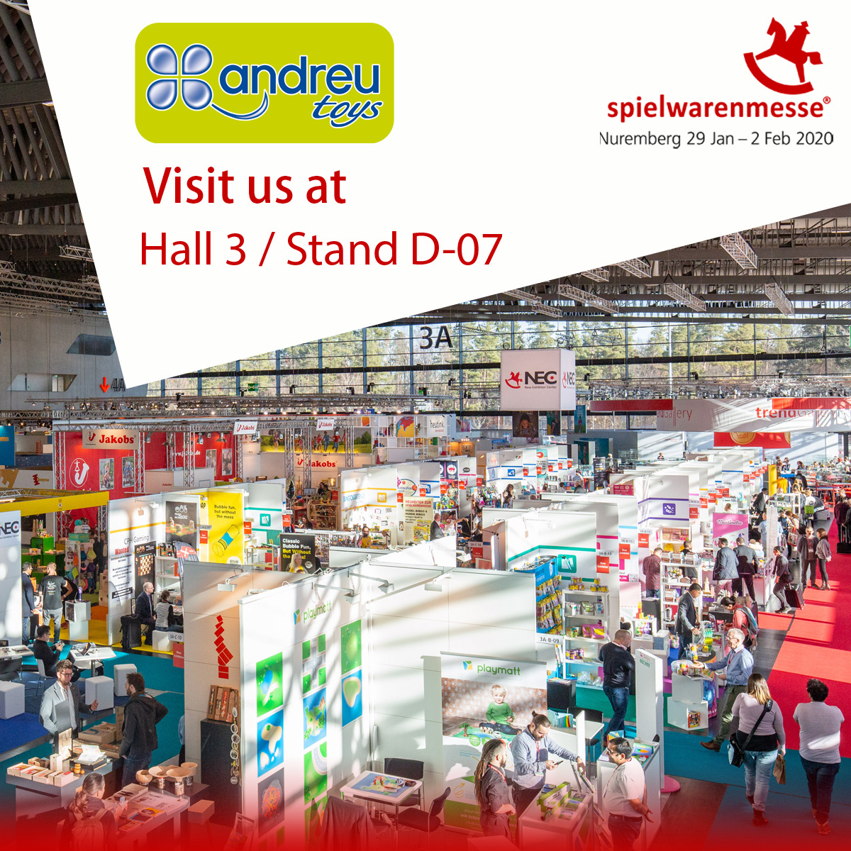 ANDREUTOYS's tweet photo. 📢📢 ¡Sólo quedan dos días!. No podéis perderos nuestras novedades 😊

#spielwarenmesse2020  #nurembergtoysfair2020 #biotoys #andreutoys #woodentoys #juguetesdemadera #puzzles #educationaltoys https://t.co/wR8vlXiu85
