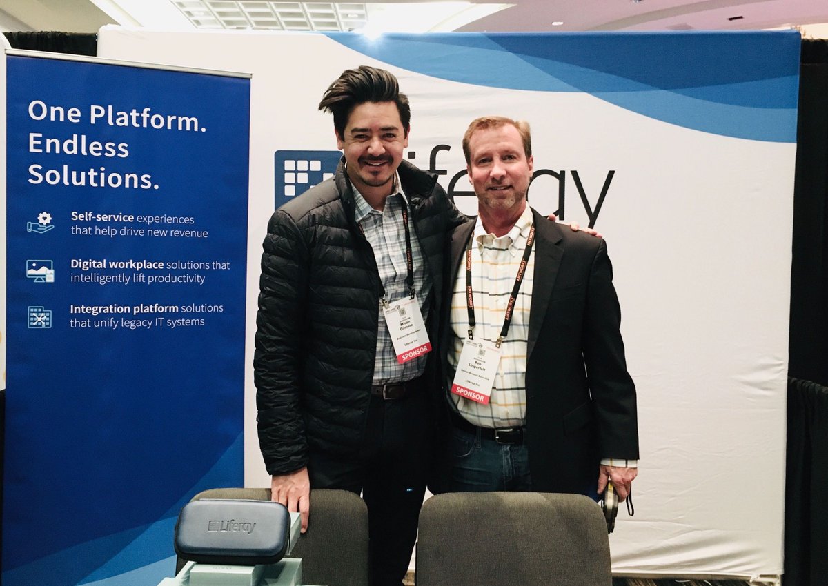 Liferay's tweet photo. Last week, the team was at @OPEXWeek in #Orlando and had great conversations around improving #CX, operations and communication! It was great meeting everyone who stopped by! https://t.co/UhB5SwO7oP