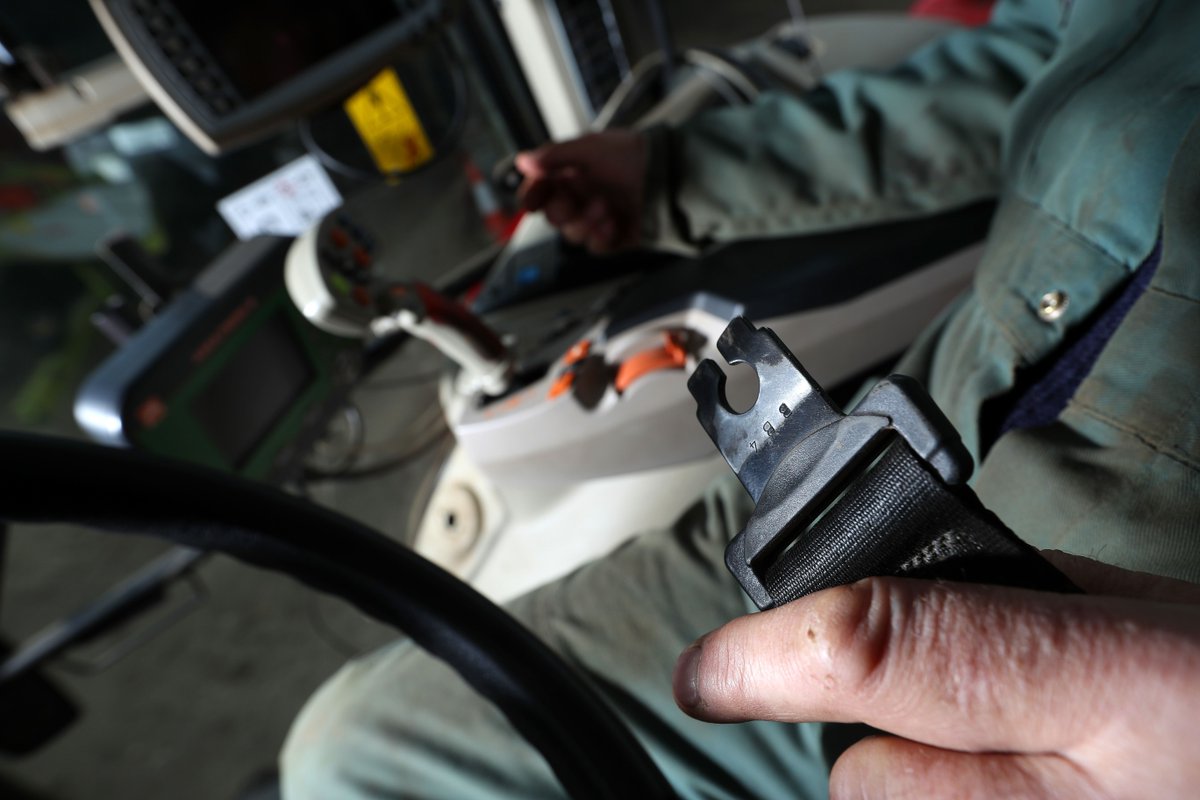 NFYFC's tweet photo. Happy Monday! Start your week in the right way and always wear a seat belt when you’re working on a vehicle on the farm, even on short journeys and around the yard.
 #farmsafety #BuckleUpforIceman @yellowwelliesuk https://t.co/4ayeIccOTk