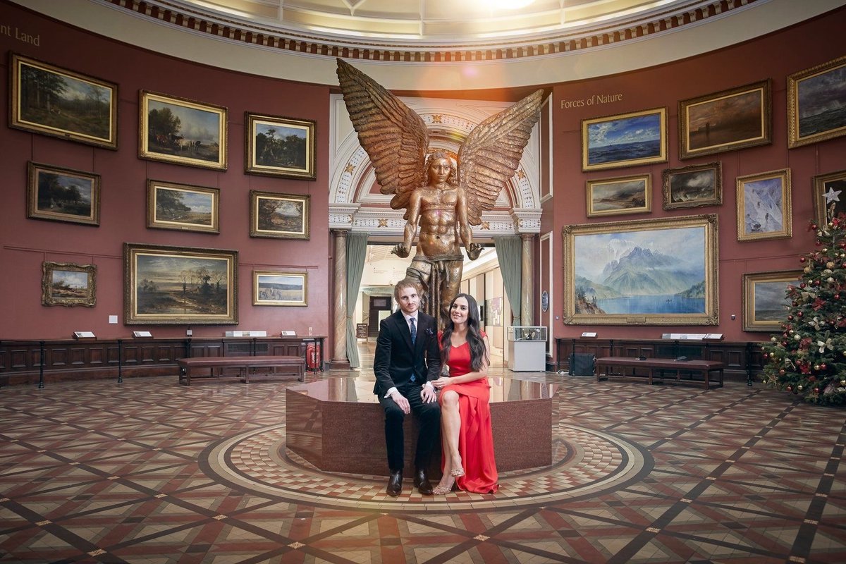 BhamMuseumsHire's tweet photo. What a stunning photo from our lovely December couple that decided to say 'I do' at Birmingham Museum and Art Galley #wedding #newlyweds #BMAG #weddingvenue https://t.co/p8XyISXZSf