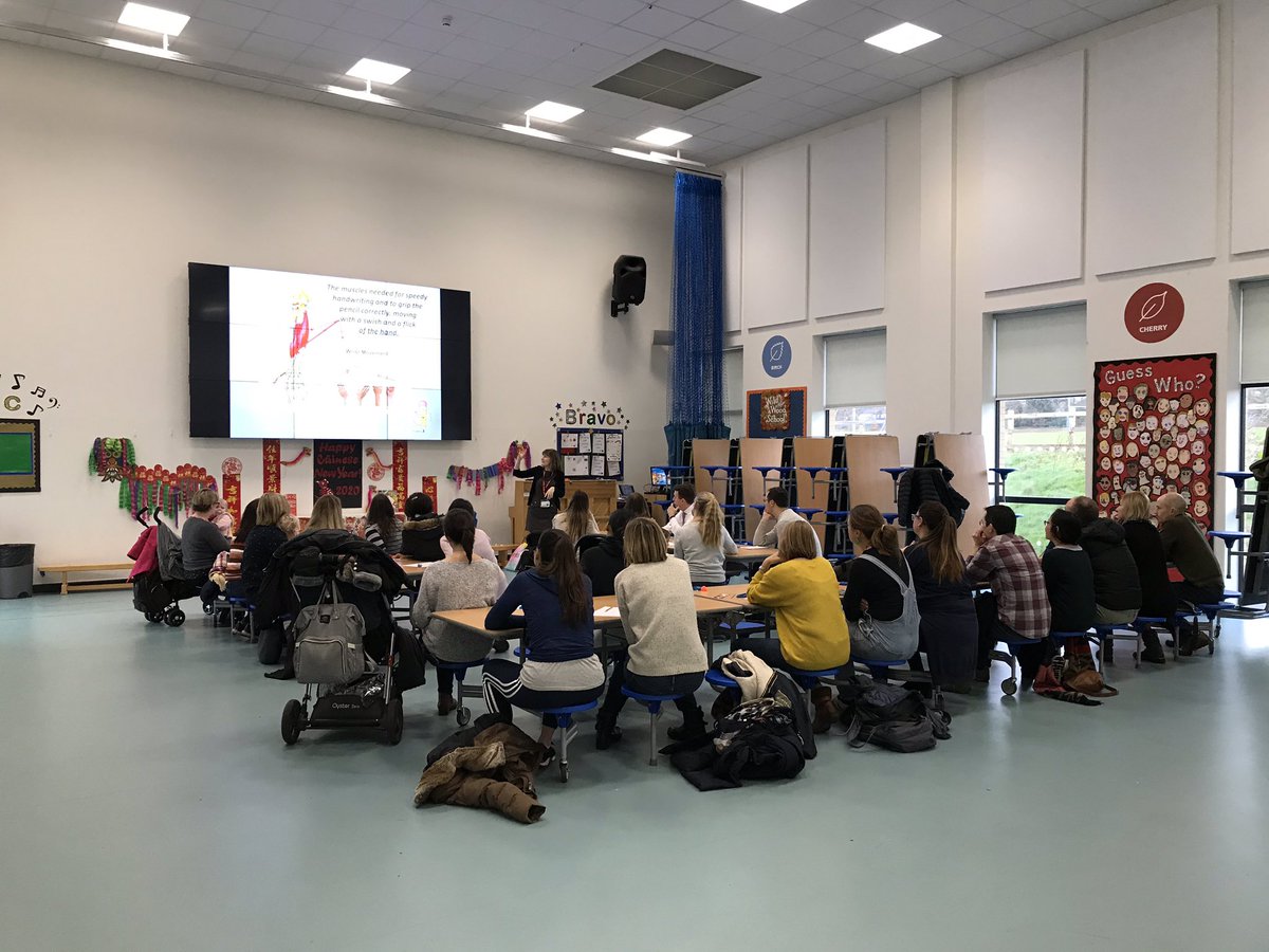HPABeckenham's tweet photo. Great turnout for our handwriting workshop this morning. Thank you @MorrellsHand for leading the session for parents this morning #handwriting #hpabe https://t.co/IUEoGfHcHD