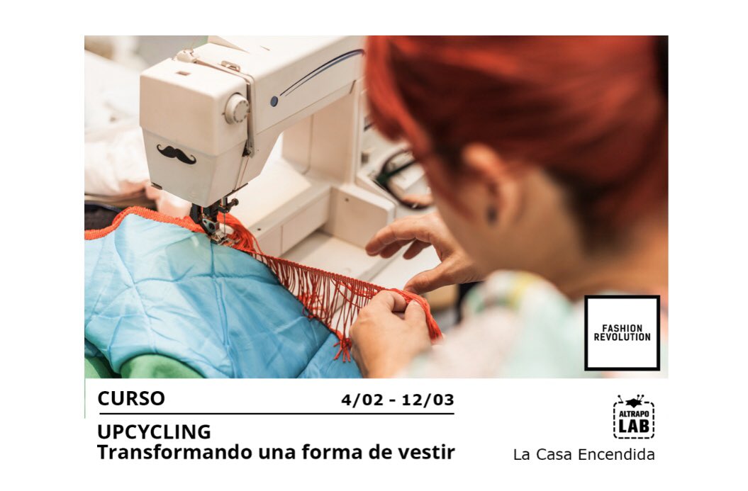 peqfashionista's tweet photo. Muy pronto taller 🔝🔝de #reciclajetextilcreativo en @LaCasaEncendida #savethedate 🗓 #upcycling ✂️- - - #AltrapoLab #modaconsciente #modasostenible 👗♻️ #fash_rev https://t.co/iLzbcrbEu1