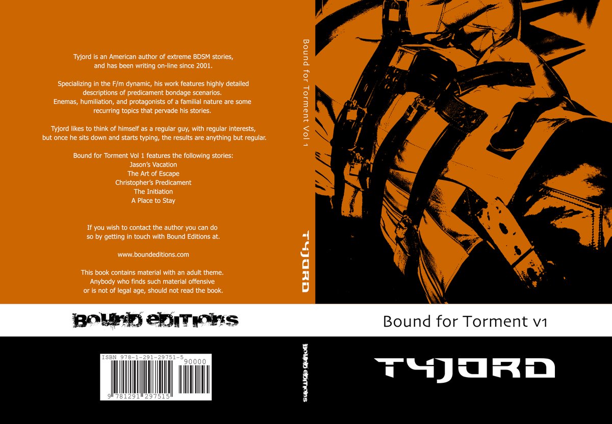 BoundEditions's tweet photo. Bound for Torment v1 by Tyjord
A collection of five stories featuring The Art of Escape. When a budding escapologist has an over enthusiastic girlfriend who offers to help him, he gets more than he bargained for. https://t.co/dKL7ETDqvb