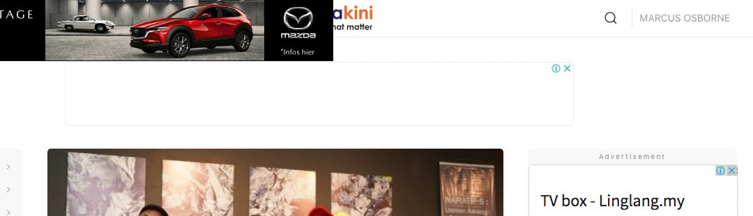 Marcus Osborne On Twitter On The Malaysiakini Site There Is A