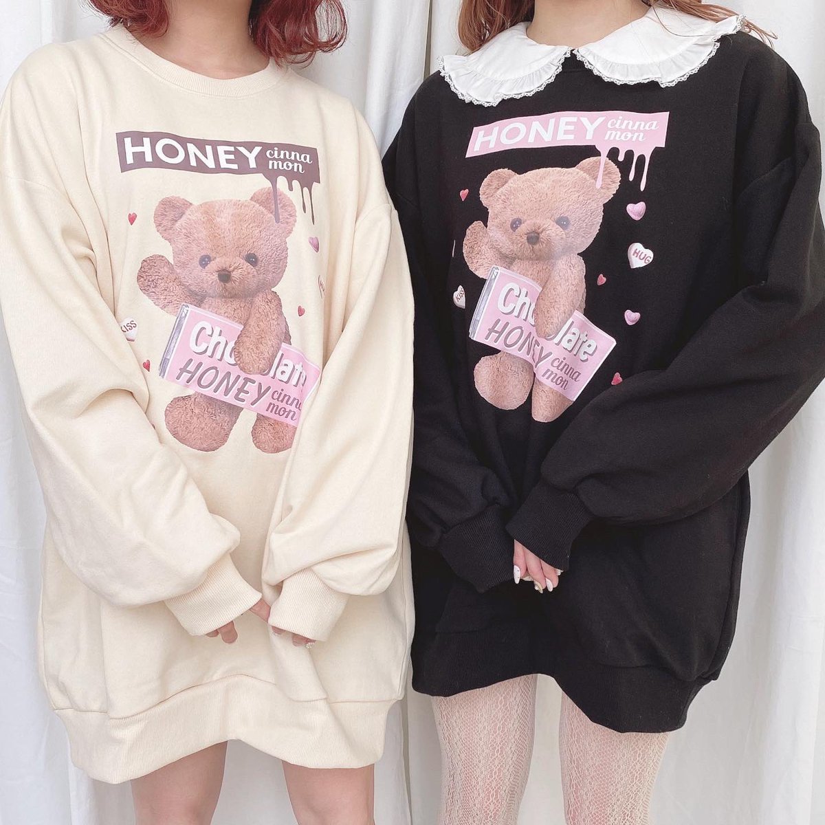 ハニシナ くまトレーナー - daterightstuff.com