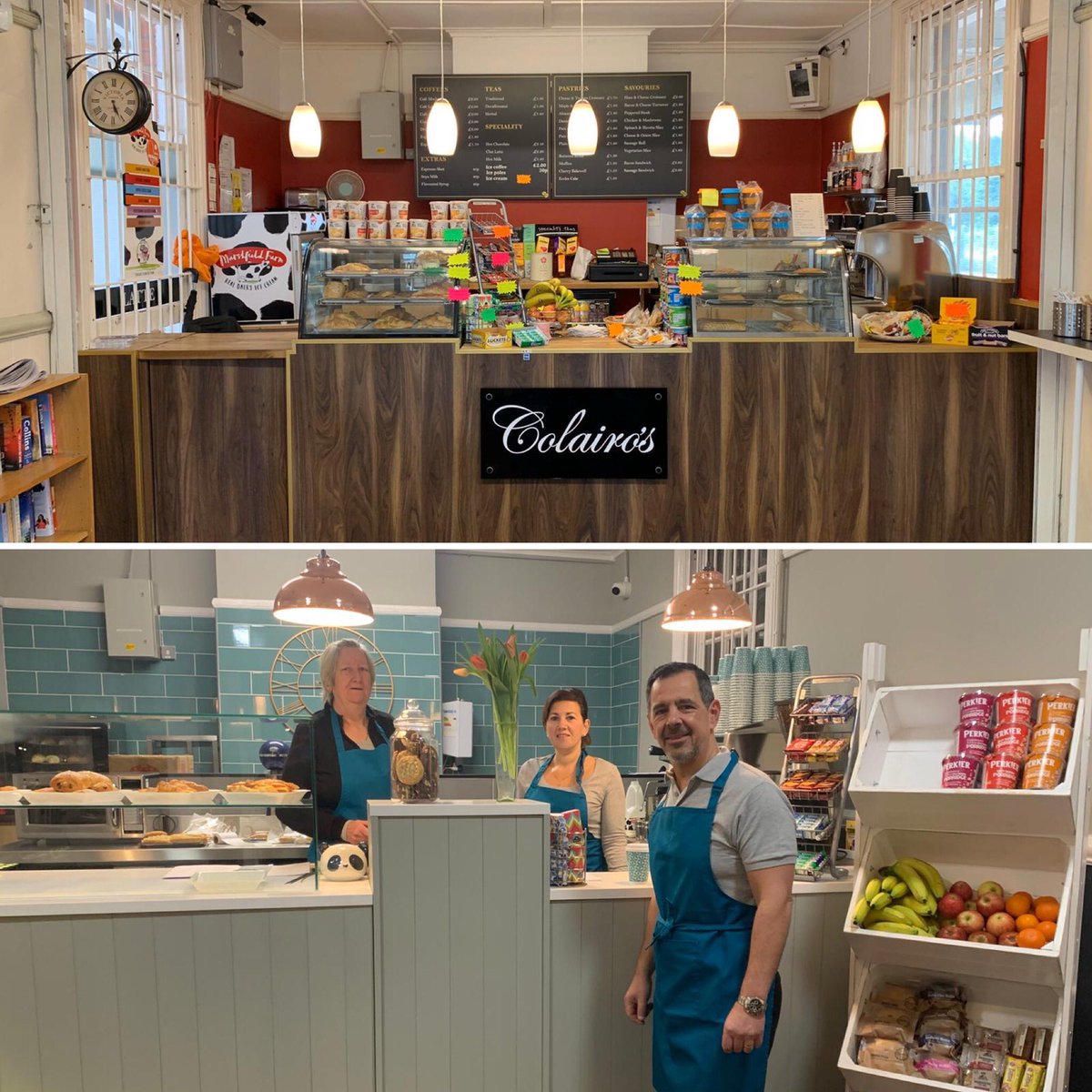 Up and running! Before and After #coffee #CoffeeLover #coffeeshop #norbury