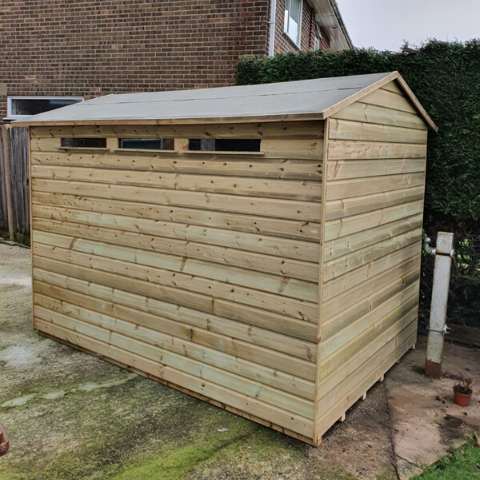 headsheddie's tweet photo. This Security Shed is 9ft x 6ft, it has a double pitch roof and security windows #theshedfactorykent 01732 823455 https://t.co/EYb36TV9j7