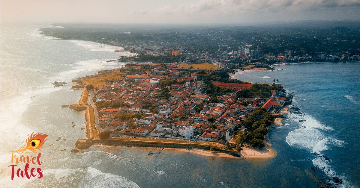 A bird’s eye-view of Galle Fort.This was definitely one of the most quaint cities in the island.😍❤️

#TravelTales #Galle #fort #GalleFort #arielview #drone #beautiful #explore #amazingsl #sea #nature #travedestination #achetecture #splendid_view #srilanka #travel #wonderofasia