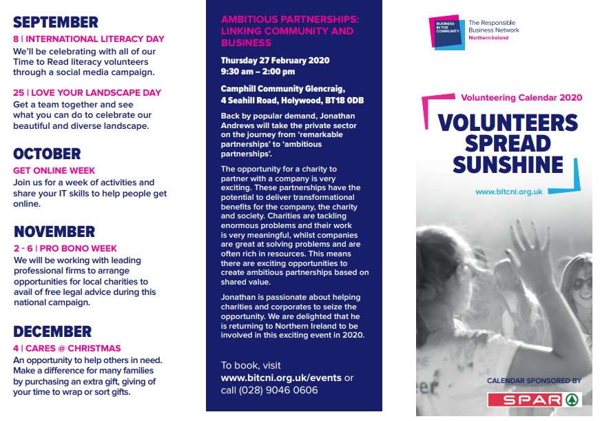 miss_mccartney's tweet photo. Here's sneak peek at our volunteering calendar for 2020. Interested in giving back to your local community? Then get in touch 🤝 https://t.co/B8CWmPjutN