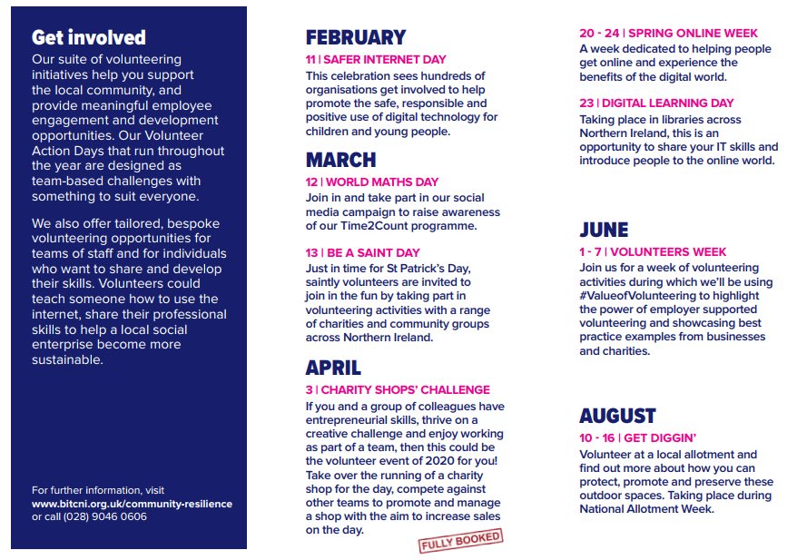 miss_mccartney's tweet photo. Here's sneak peek at our volunteering calendar for 2020. Interested in giving back to your local community? Then get in touch 🤝 https://t.co/B8CWmPjutN