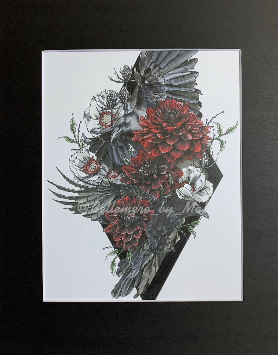 ‼️‼️‼️Giveaway time‼️‼️‼️

“Black Birds” print! 

❤️ &amp; RT to enter ヾ(๑╹◡╹)ﾉ"

etsy.com/shop/BELLEMERE…