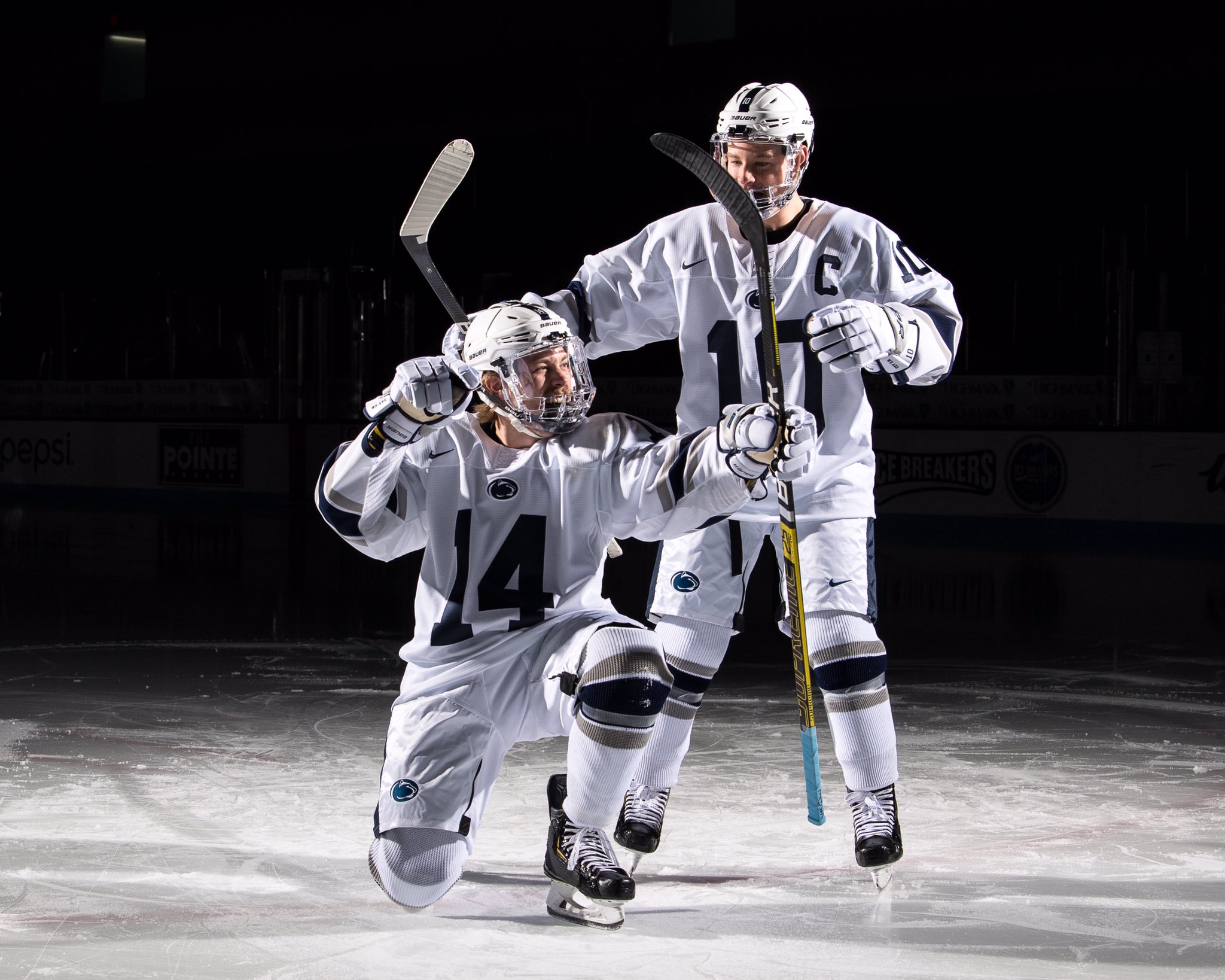 penn state white rush hockey jersey