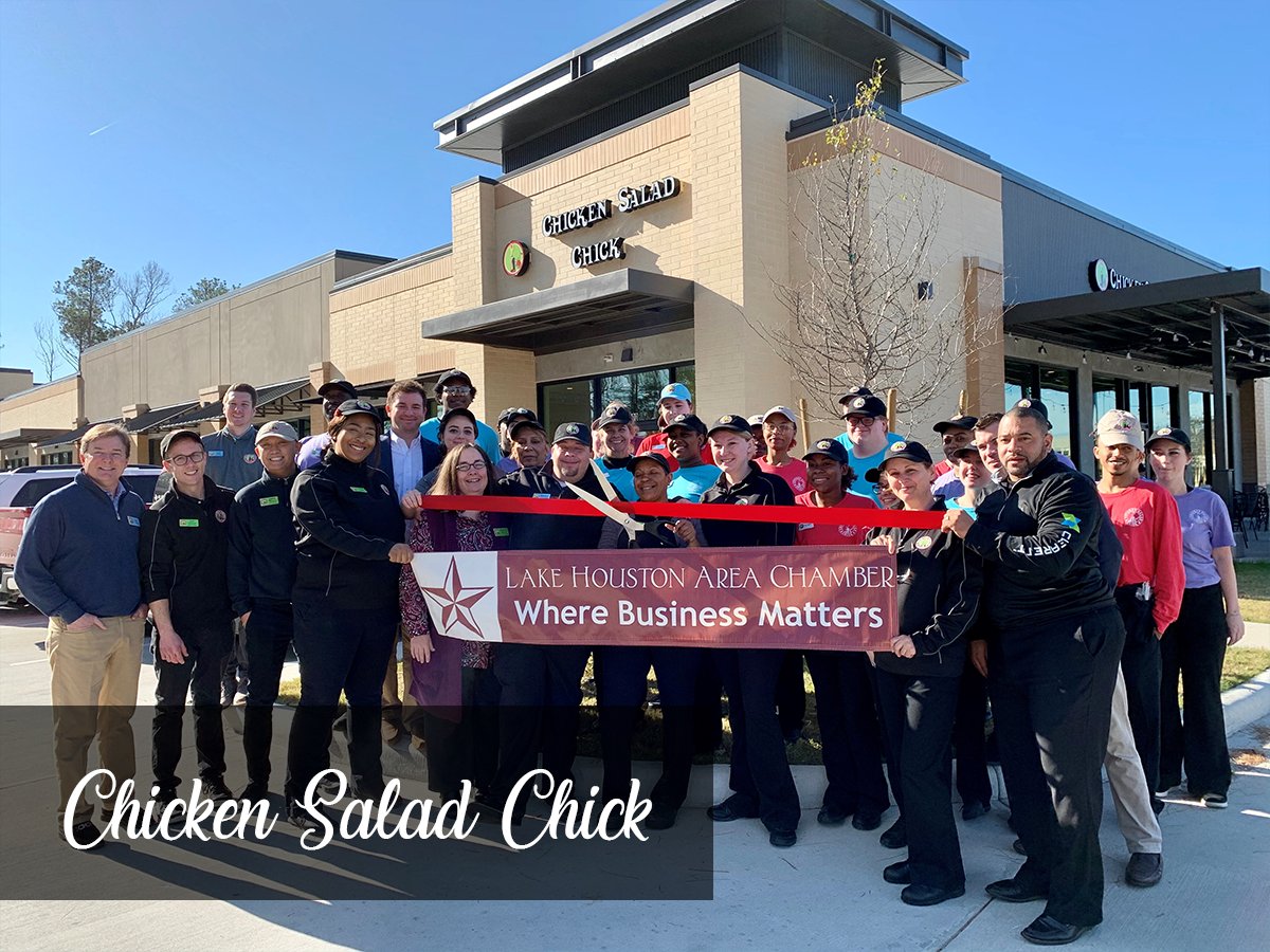 LakeHoustonEDP's tweet photo. We’re excited to welcome Chicken Salad Chick to our Chamber family!

#NewMemberMonday https://t.co/gNWsZ6MIGV