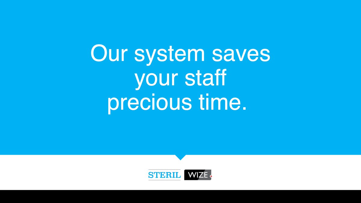 SterilWizeLtd's tweet photo. Our system saves your staff precious time. https://t.co/f385ksyxDV
#Dentist #dentists #dentistry #sterilization #dentalclinic #computerguided #wize #sterilwize #autoclave #sterilize https://t.co/qzFAhJcB1L