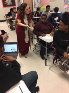 MrsRMichaud's tweet photo. Students in Mrs. Michaud and Mrs. Hankins' ETH group collaborated on a poster to celebrate the life of Civil Rights Leader Martin Luther King., Jr. on his birthday, January 15th. @cpmiddle @BCSDTechTeam @dstrickl1  #squireinspire #bcsdinnovates https://t.co/eG9CCynYM7