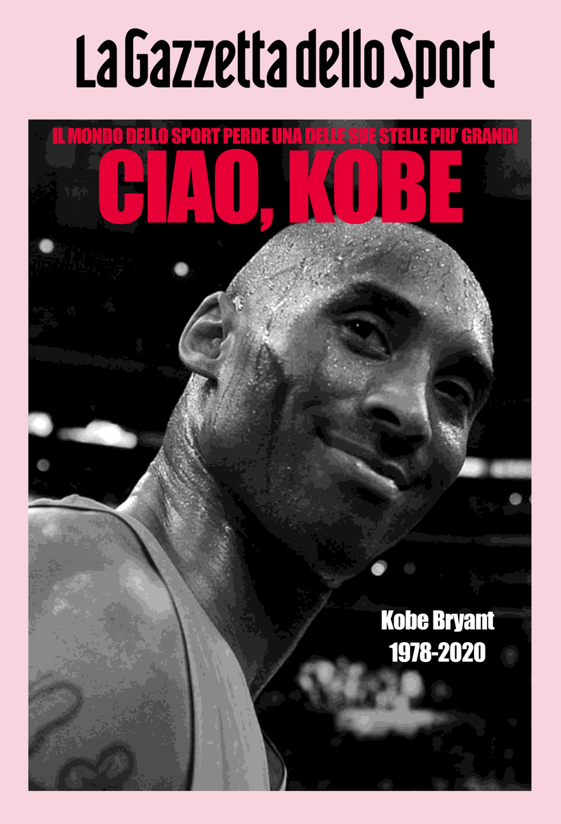 piexuus's tweet photo. Caro #Kobe, mi sono preso la libertà, a nome di tutti gli amanti italiani dello sport, di creare le 3 copertine che il tuo addio avrebbe meritato. Tu che in Italia hai passato la tua infanzia, meritavi qualcosa di più. Ed io ci ho provato. Perché sei leggenda. #KobeForever https://t.co/vx1TYH0K1r