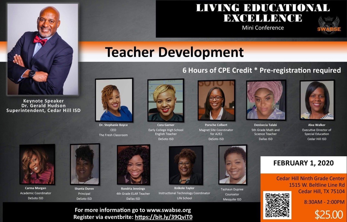 SWABSE2's tweet photo. @L_McKinney_GISD 
Come join us for this Professional Learning Day that you don't want to miss! https://t.co/7ii645ieb0