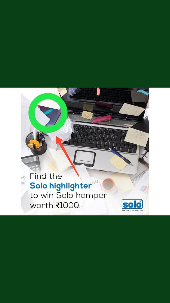 @Solo_stationery Here I find the Highlighter
#contest #contestalert #officeessentials #solo #OfficeStationery #DeskInspiration #SoloIndia 
Join guys
@sreevijaya23 @abha_mishra19 @mysterioussu @Dazzlingcutie1 @Smiley_Bharati @Navyavegi @MohanGayatri @sanghvinikita5 @namisha_jain