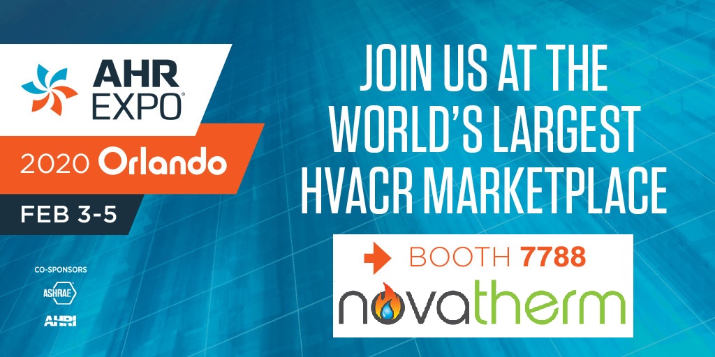 Novatherm's tweet photo. Come and meet us at  #AHR2020 next week at booth 7788 to discuss the latest product developments and our manufacturing and engineering capabilities.  We are looking for representatives to complete our expansion. #boiler #ahrexpo #hvacr #steam https://t.co/egFz0gbWkg