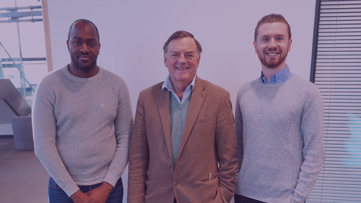 NCLStartUp's tweet photo. Founder Peter Roberts of @puregymofficial (&amp; many more successful businesses!) stopped by our START UP Space today and met some of our founders... Here he is with Masitano of @spareable_co &amp; Ryan of @veritent1 How's that for a bit of #mondaymotivation ?! 🙌 #StartedatNCL https://t.co/azeB94eBbp
