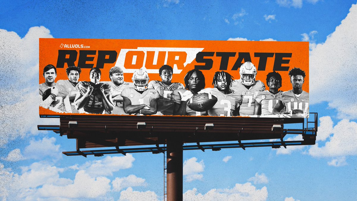 Let’s play a game, #VolNation! If you’re in Memphis, Nashville, Chattanooga or Knoxville ... can you find this billboard? 👀 Reply with a photo and REP YOUR STATE! 🗣 #PoweredByTheT