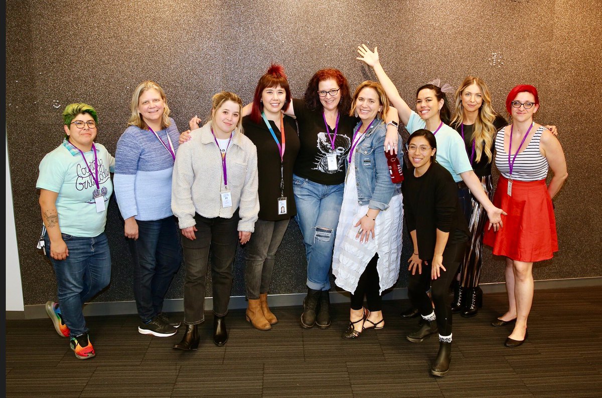 poofichu's tweet image. A special THANK YOU 🙏 to these amazing ladies who spent their Saturday showing high schoolers from rural school districts how you can have a super successful and fulfilling career in ALL different fields of tech. 💜🌻 #countrygirlscode
