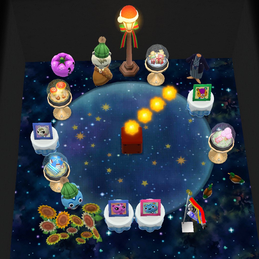 まどつき 四季時計 リメイクver ポケ森 ポケ森写真部 ポケ森ニンドリ 四季時計