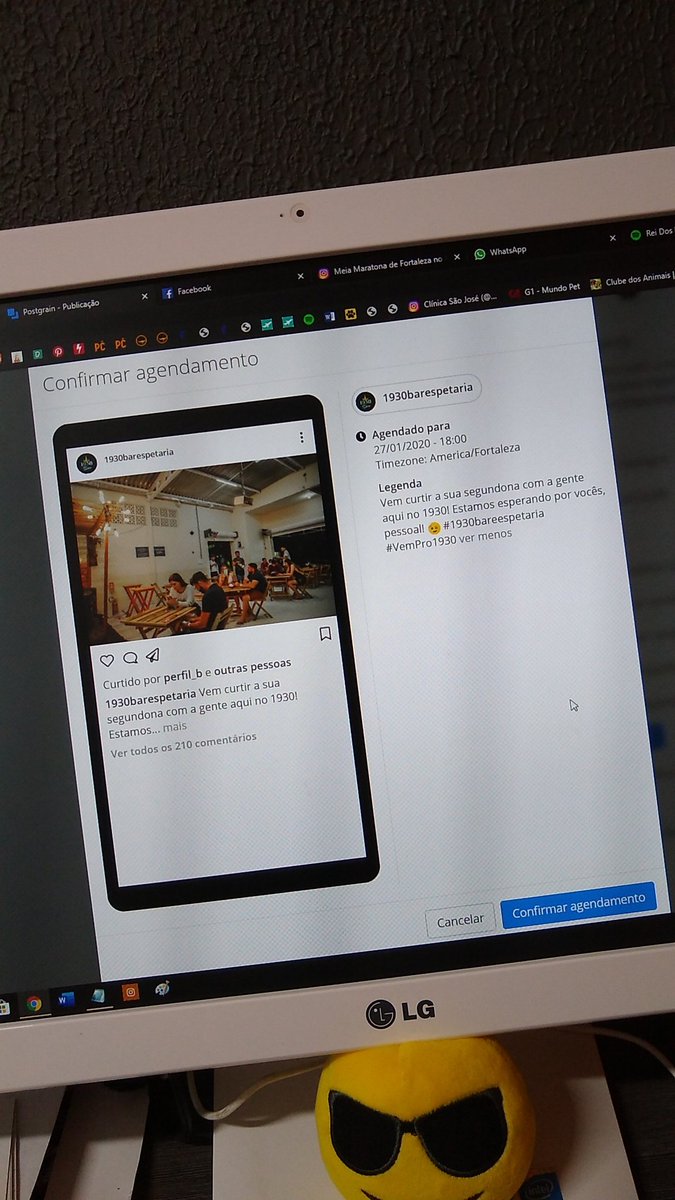 tiagoliverg's tweet photo. Gostei dessa atualização do @postgrain na hora de agendarmos um post. Podemos ver um exemplo de como ficará o post depois de publicado. 🤳🏻🙂 #postgrain https://t.co/FPrIESOlKy