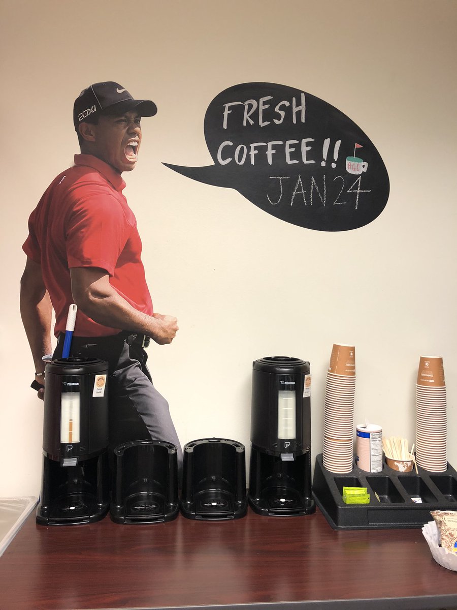 MBermudezPR's tweet photo. Making coffee at the office this morning.  Could not get myself to erase the 24.  #RIPMamba #kobe #KobeForever #8 #24 https://t.co/rkJy8atoal