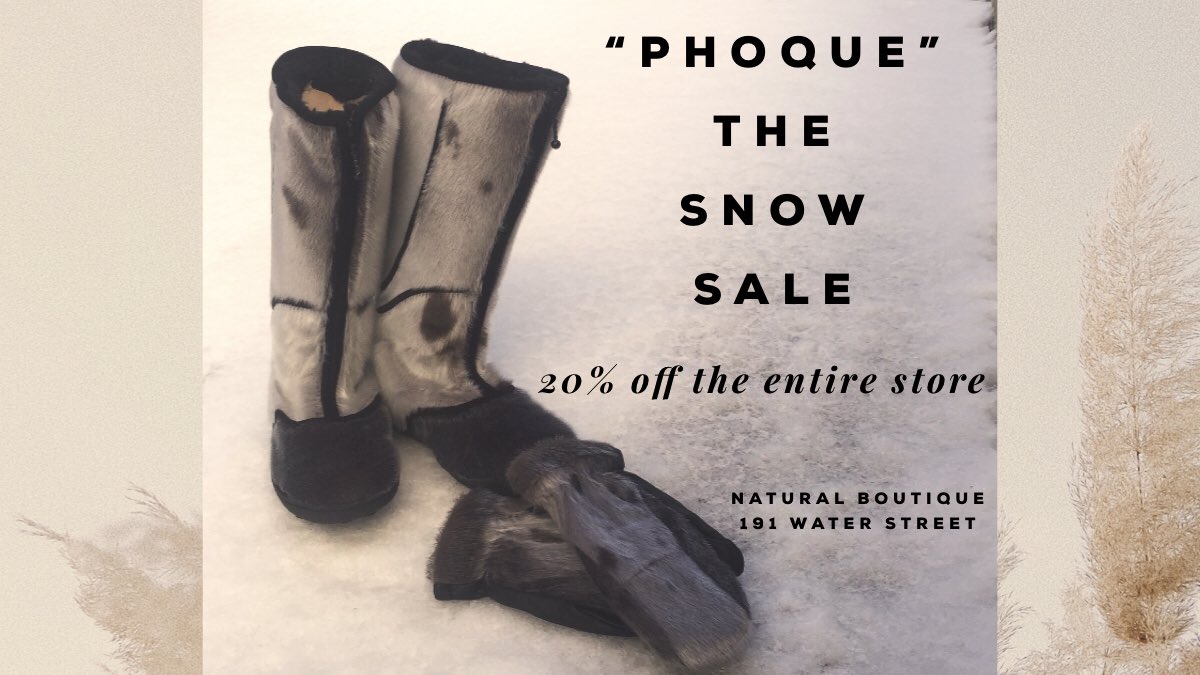 NaturalNL's tweet image. We made it through the State of Emergency and we're having a sale to celebrate! Our entire 191 Water Street boutique will be 20% off until Sunday February 2. In-store purchases only. Get out and about and #SupportLocal #LoveDowntown #Renewable #Sustainable #yyt @DowntownStJohns