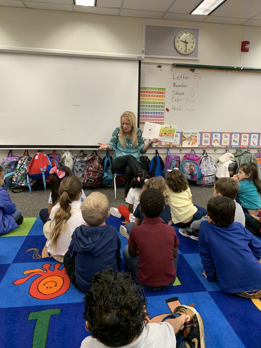 Abra Seay reading to Wadsworth’s VPK