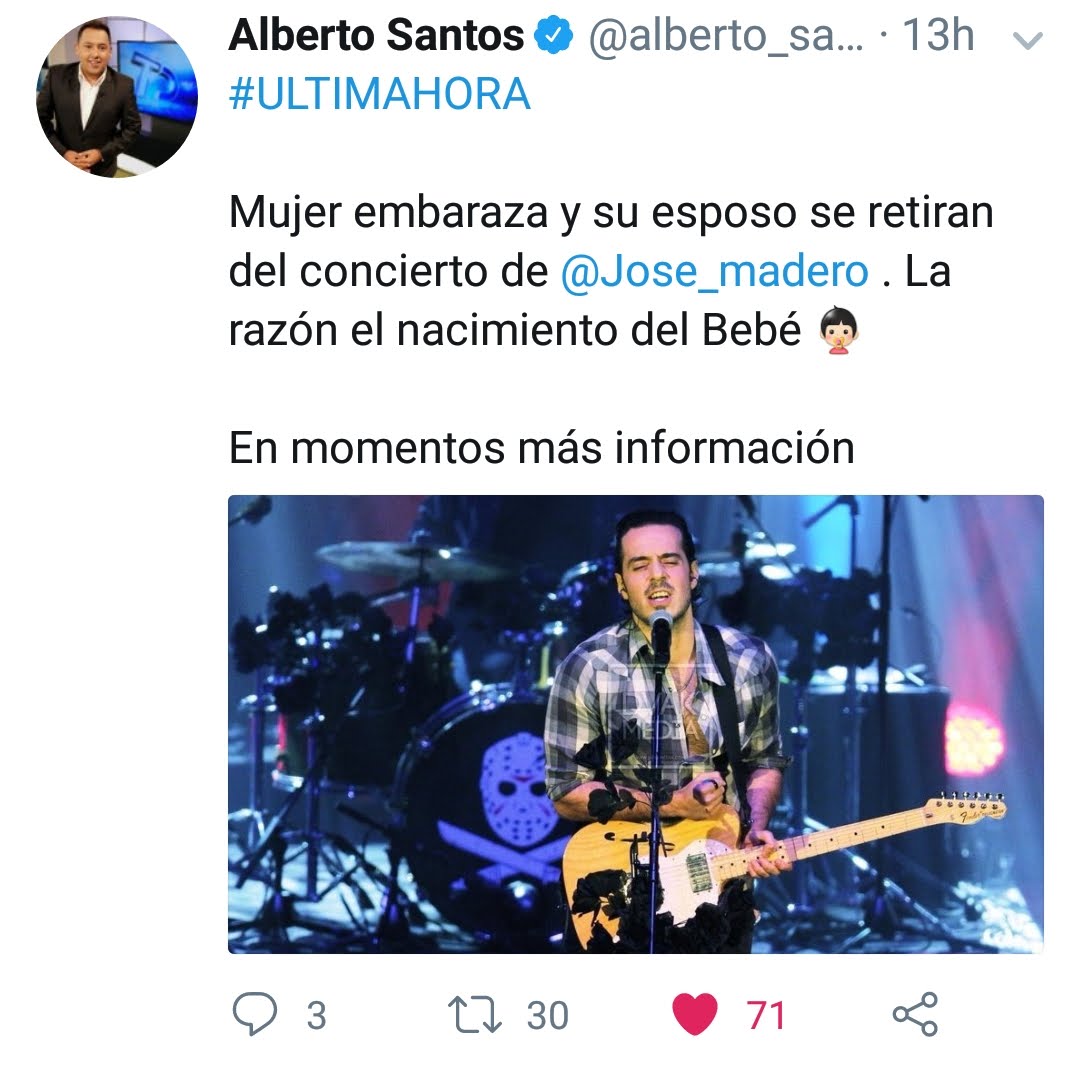 Neztorciento's tweet photo. Ayer cumplió años un hijo de fans de @jose_madero que se retiraron en el concierto del 2018 😂😊 https://t.co/4lIRekXm7B