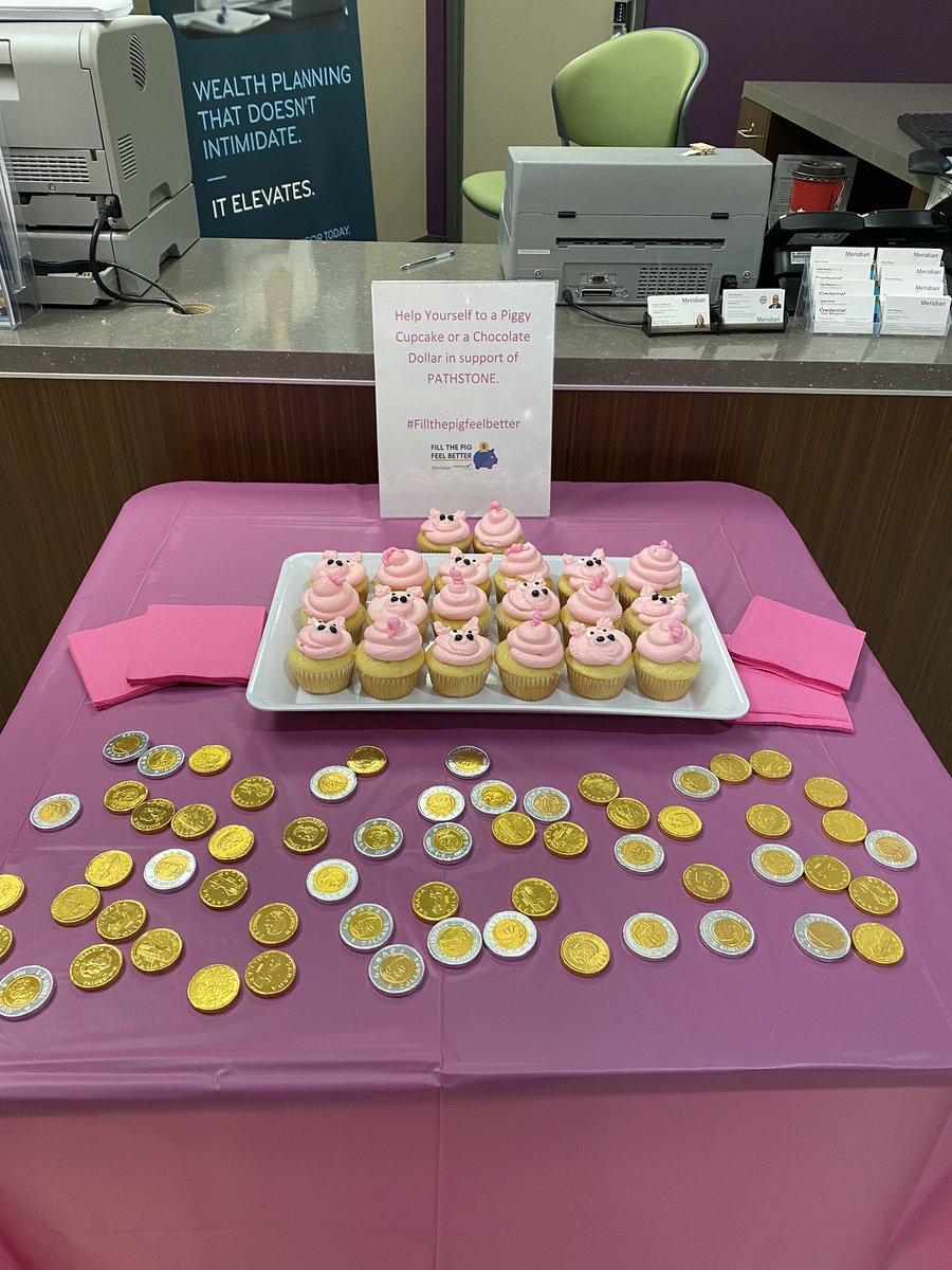 MichelleBreck's tweet photo. It’s adoption week !!! Stop by the Pendale branch and adopt your Pig on behalf of @PathstoneMH @MCUBradSharp #fillthepig https://t.co/etDjc1IRzy