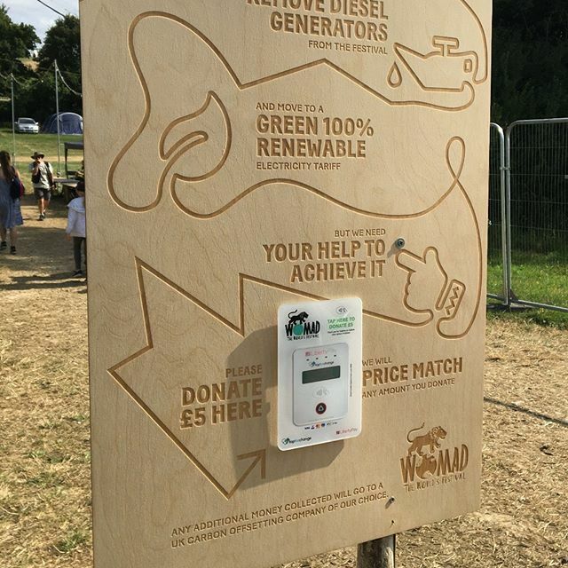 Donarboard for WOMAD last year.

#womad #laserengraving #donate #dieselfree #renewableenergy ift.tt/2RSDF8r
