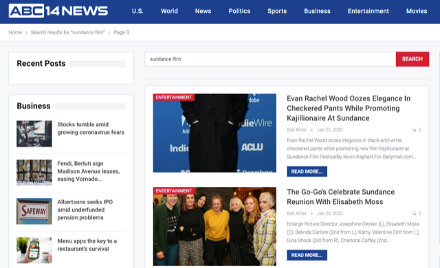 Shoutout to #ABC14News for highlighting The Luxury Escape’s Reception featuring The Go-Go’s reunion during Sundance Film Festival in celebration of their documentary! bit.ly/2t01Fy4 #TheGoGos #Documentary #Sundance2020